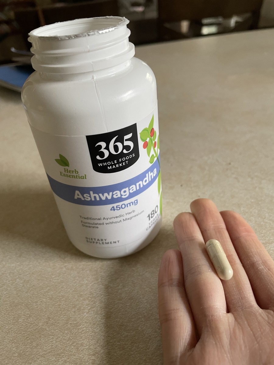 I find the easiest way to take Ashwagandha is as a capsule. I take it once in the morning and once before bed. 