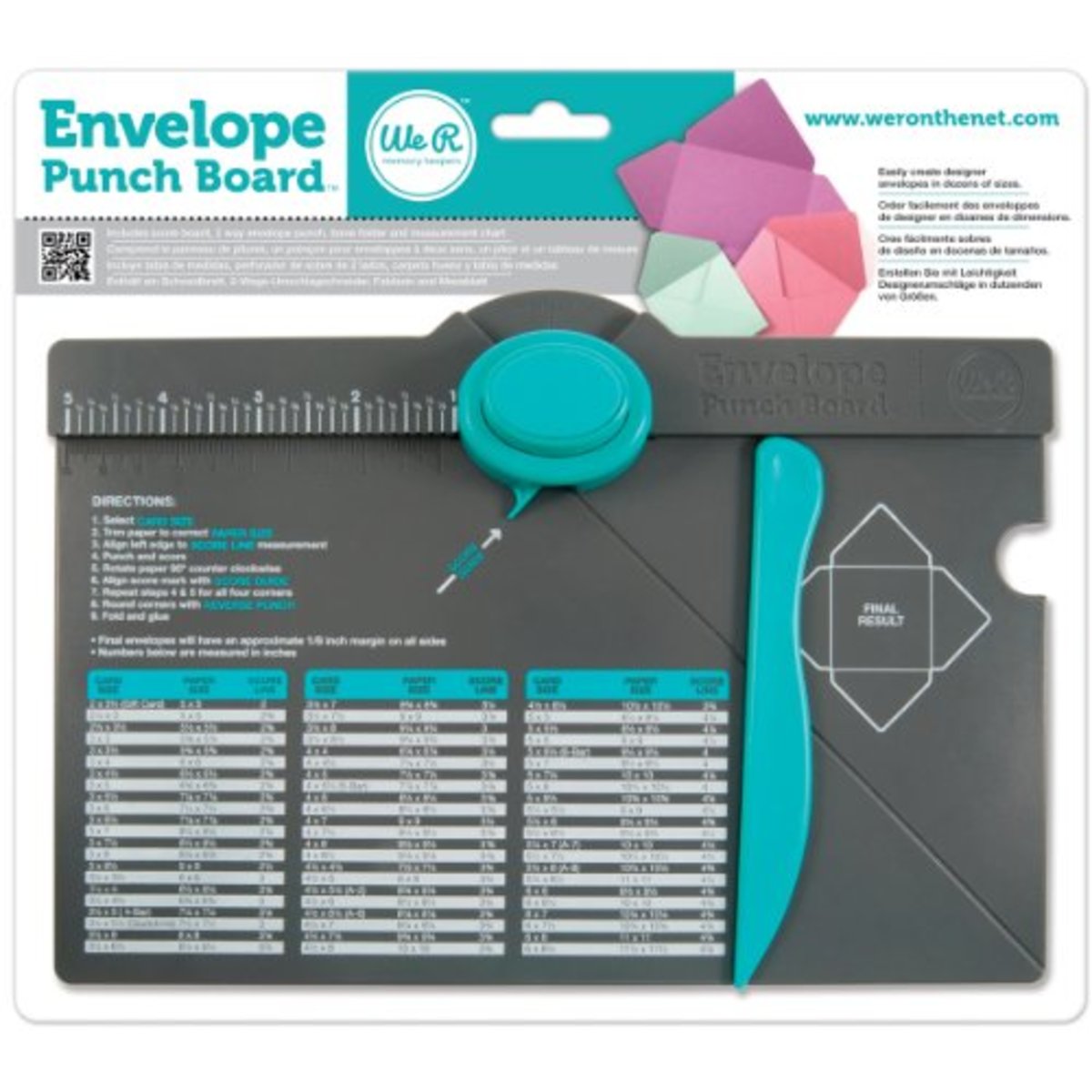 Envelope Punch Board-Make Your Own Envelopes