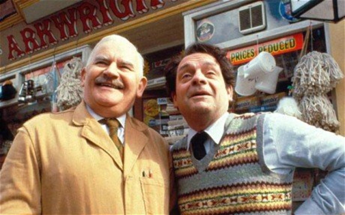 Ronnie Barker and David Jason - two heavyweights of British comedy during the last 4 decades.