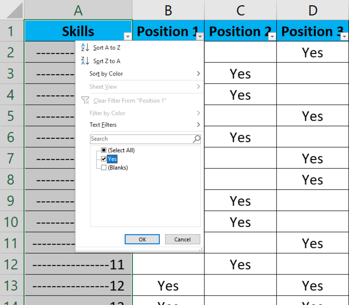write-your-perfect-customized-resume-using-excel-cv-writing-trick