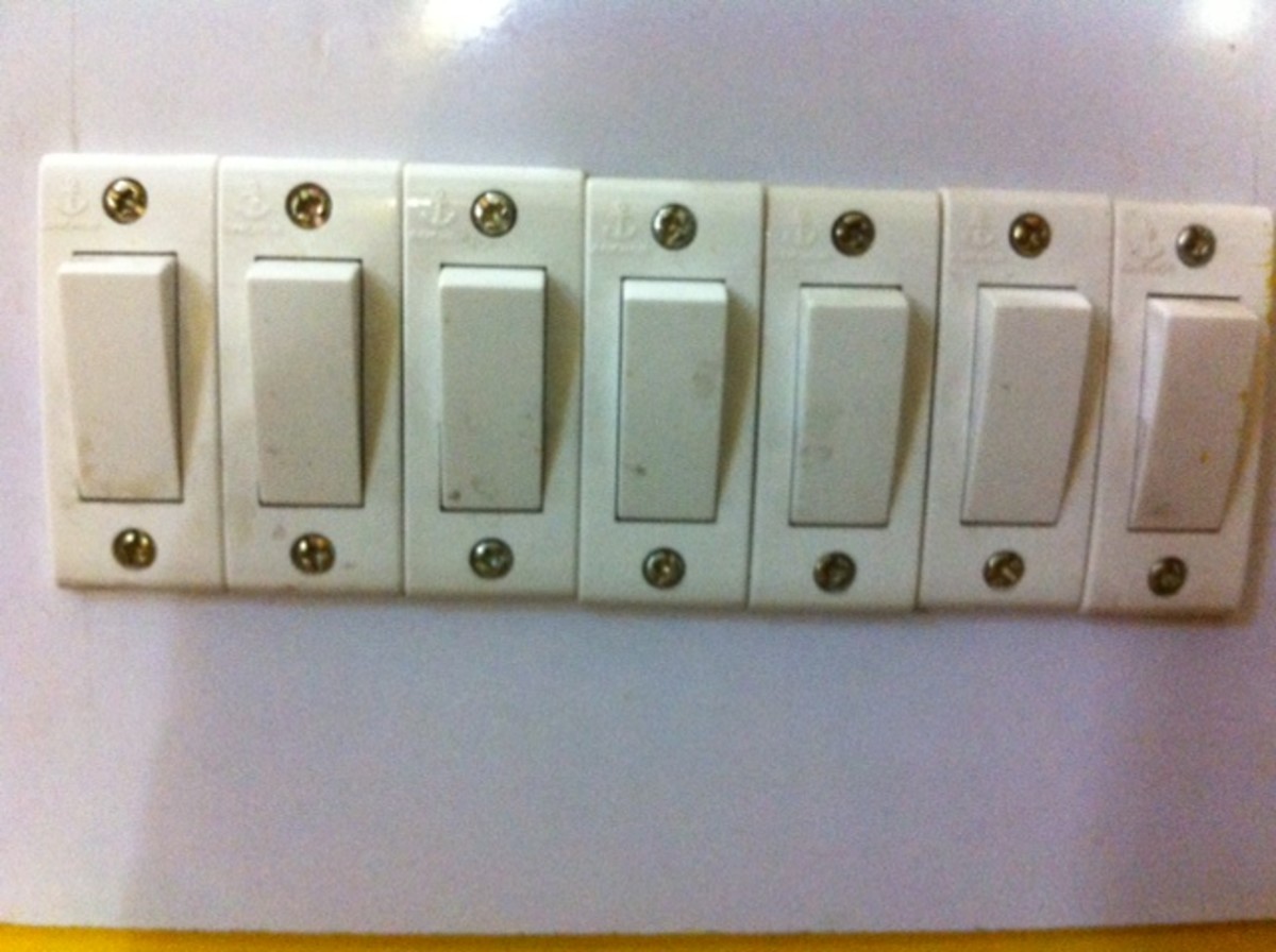 Switch off lights, when not in use!