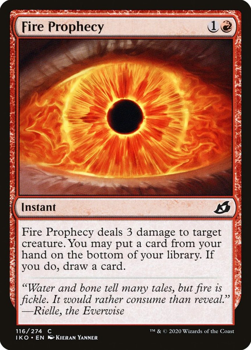 Fire Prophecy mtg