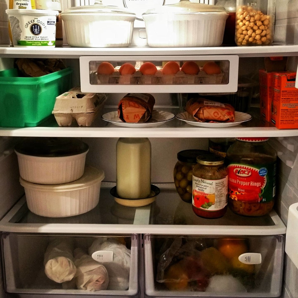 Your fridge should look something like this.