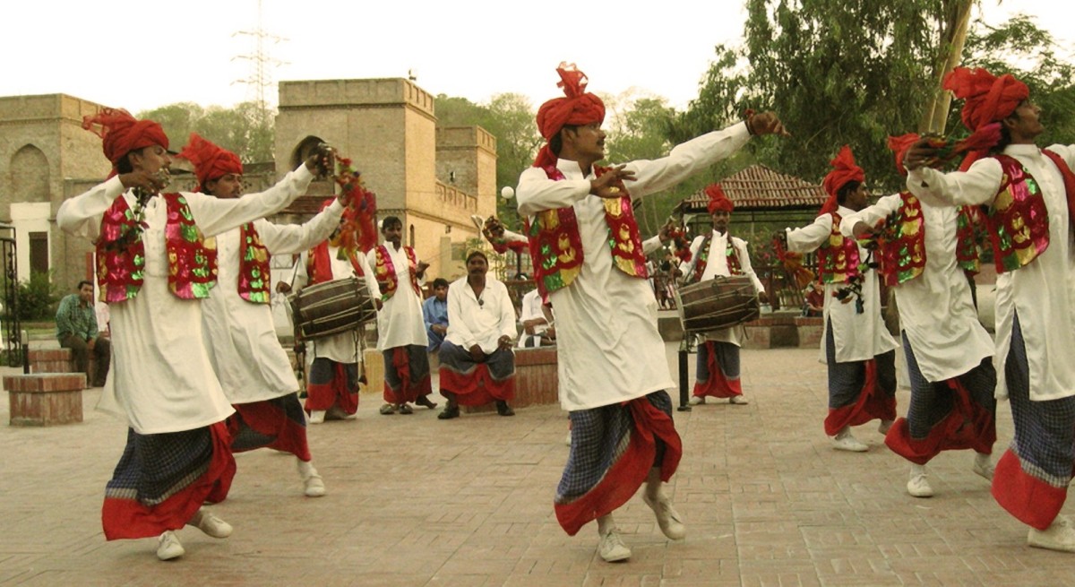 Bhangra Dance Being Performed On Vaisakhi