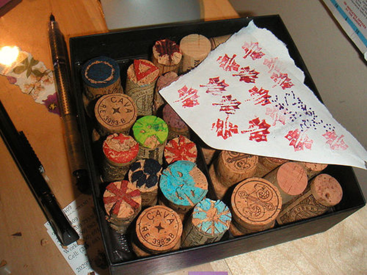 Handmade Holiday Stamps