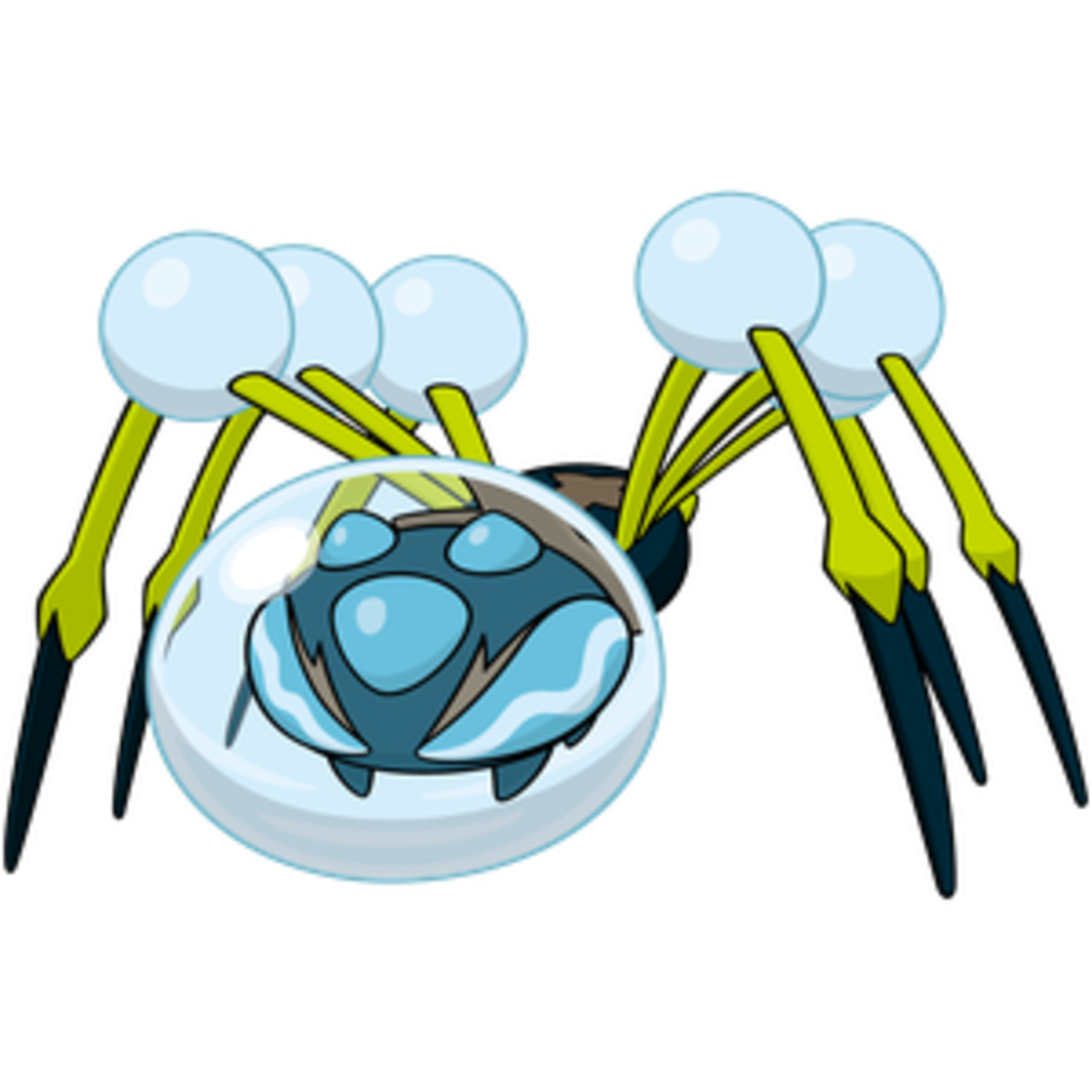 Araquanid, the "Water Bubble" Pokémon