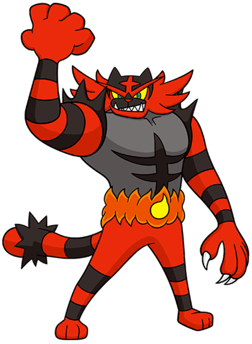 Incineroar, the "Heel" Pokémon