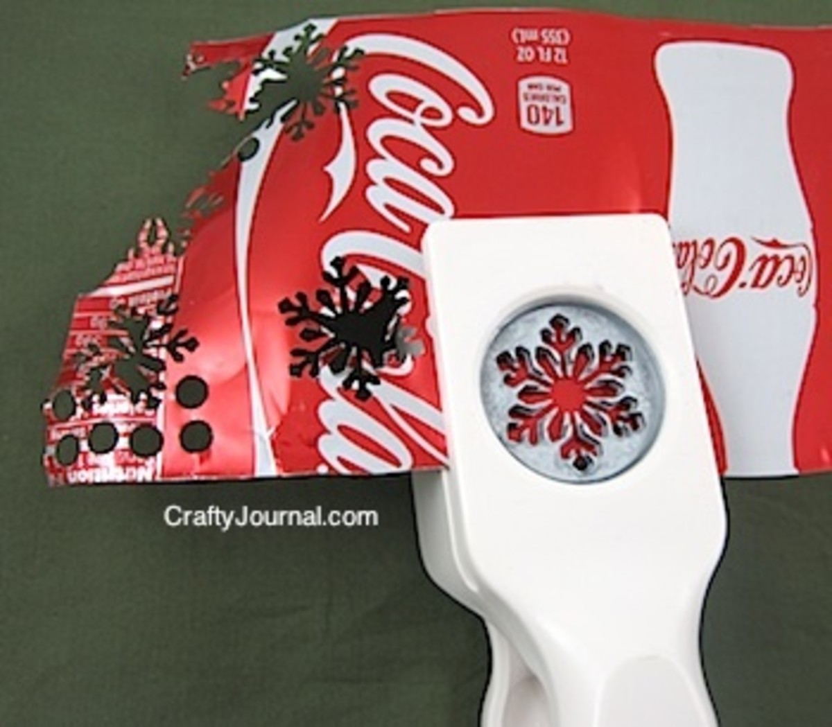 Punching a soda can is another way to sharpen the blades of your craft punch