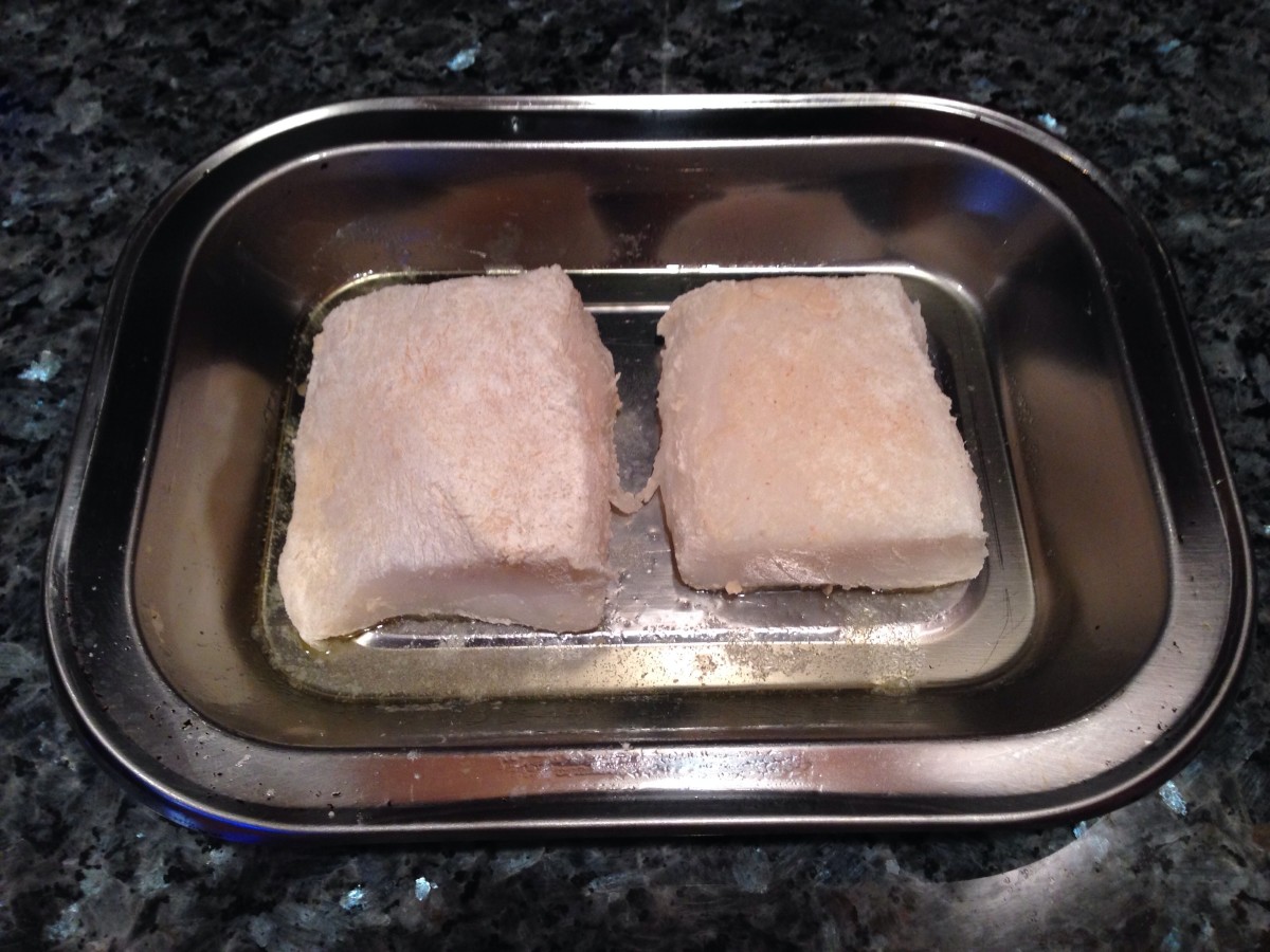 Prepped Sea Bass Ready to Broil