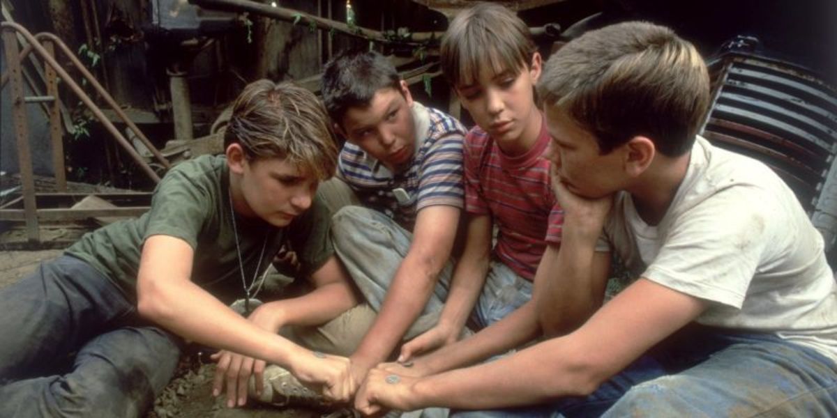Teddy, Vern, Gordie, and Chris in Stand By Me