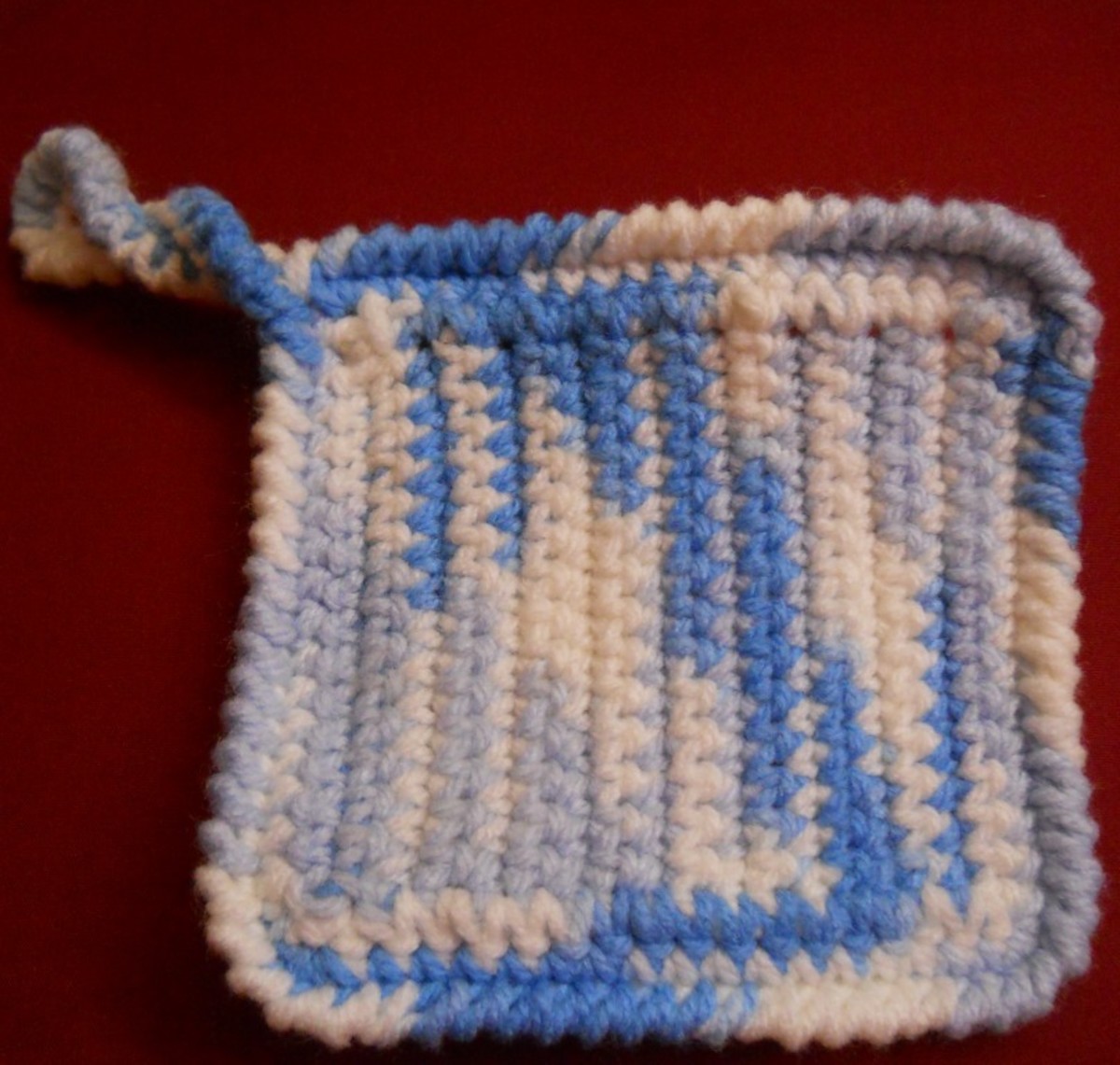 Crochet DILLY DALLY Dishcloth Free Pattern #1