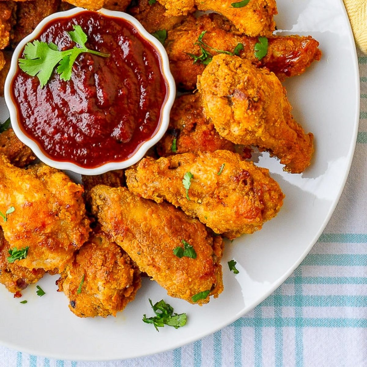 Twelve Different Extra Crispy and Spicy Fried Chicken Wings Recipes