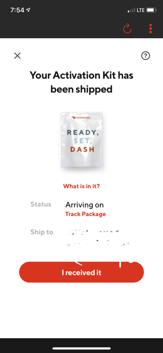 While waiting on your activation kit, you can Dash! This screen will pop up when you open the app to allow you to track your kit.