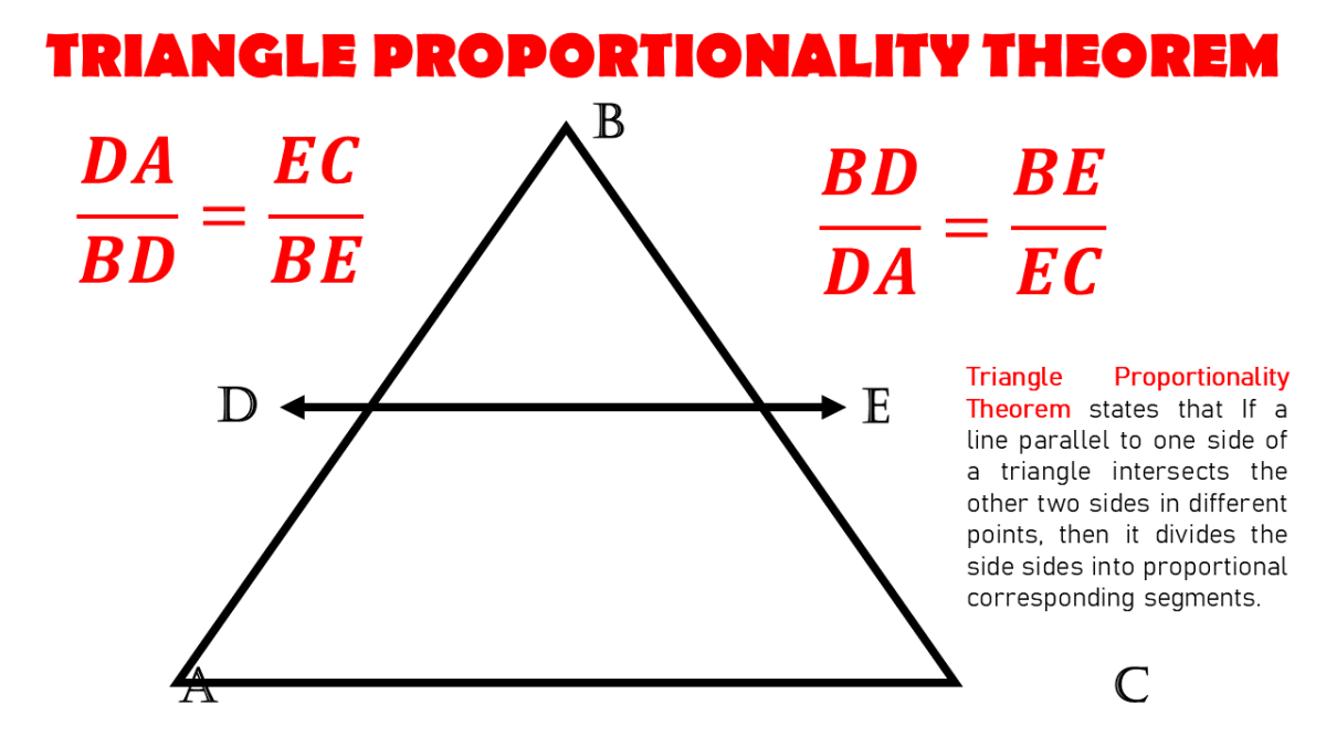 Triangle Proportionality Theorem (With Proof and Examples)