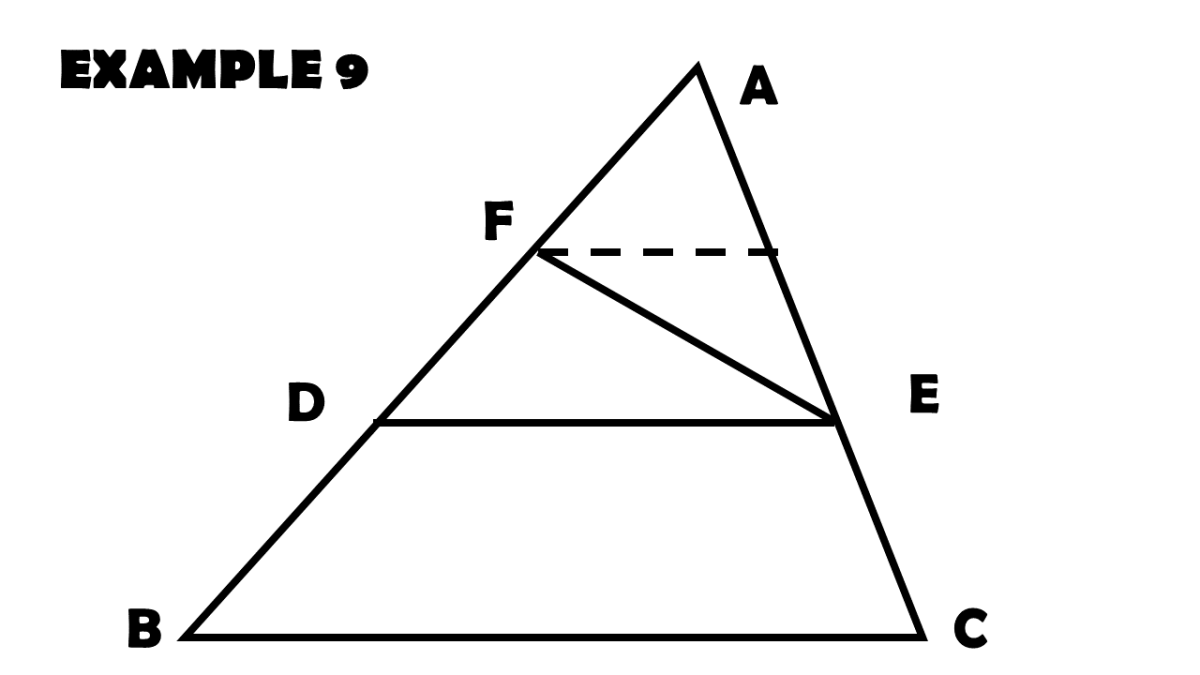 Triangle Proportionality Theorem Calculator