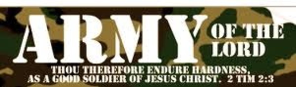 I am a SOLDIER in the army of the LORD
