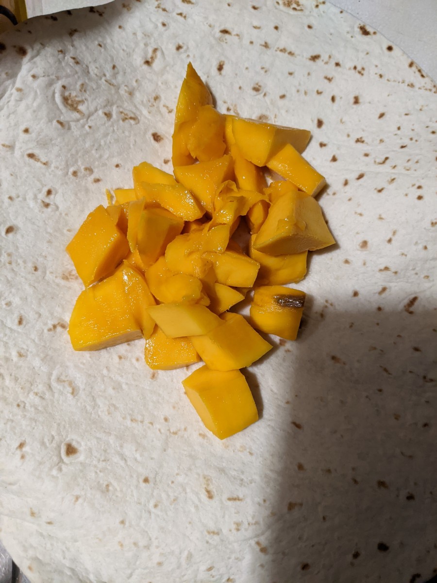 Mango pieces