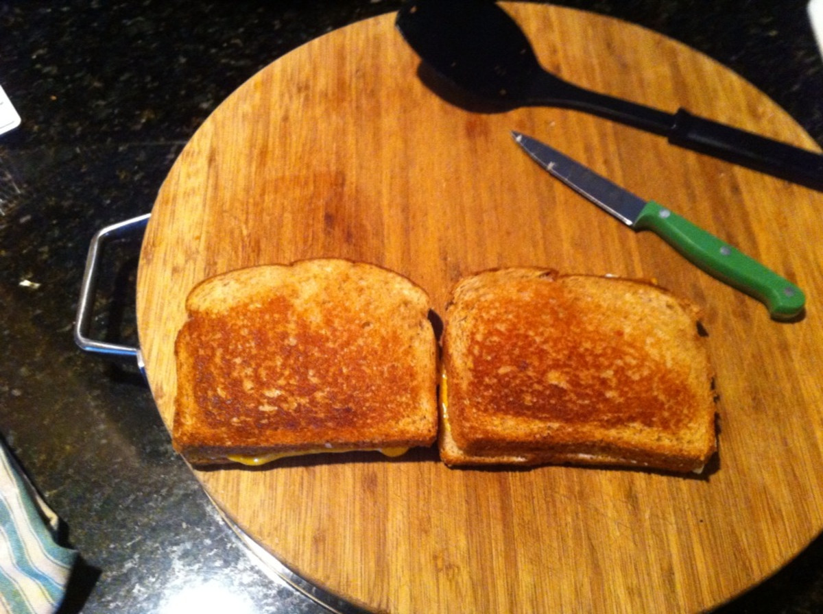 Perfect grilled cheese sandwich