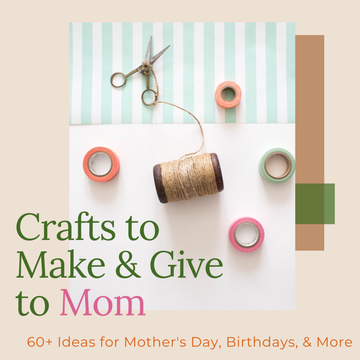 Find some creative inspiration and make something for your mom or grandma.