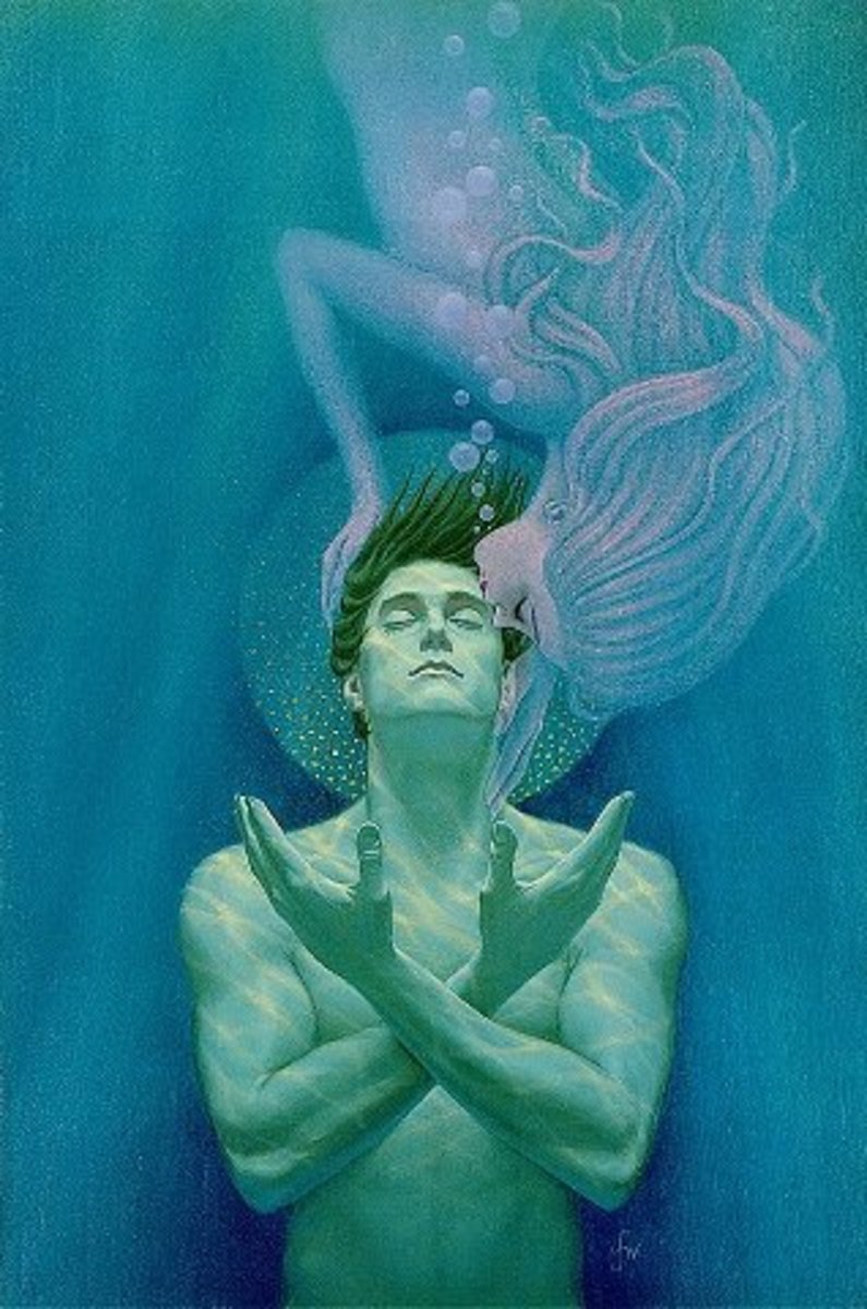 This is the traditional Cover art to the Book Stranger In A Strange Land by Robert Heinlein.
