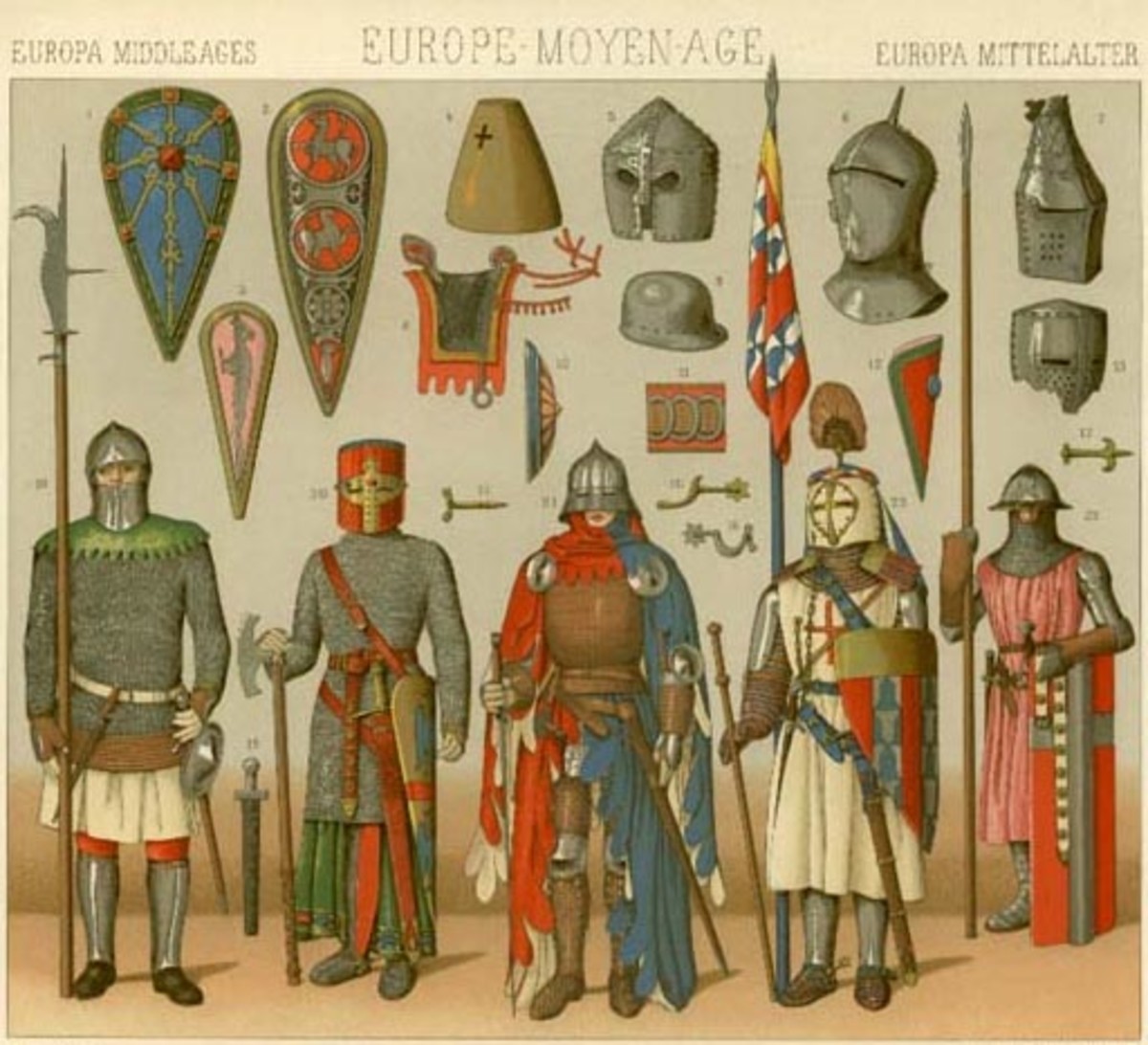 14TH CENTURY FRENCH KNIGHTS ARMOR