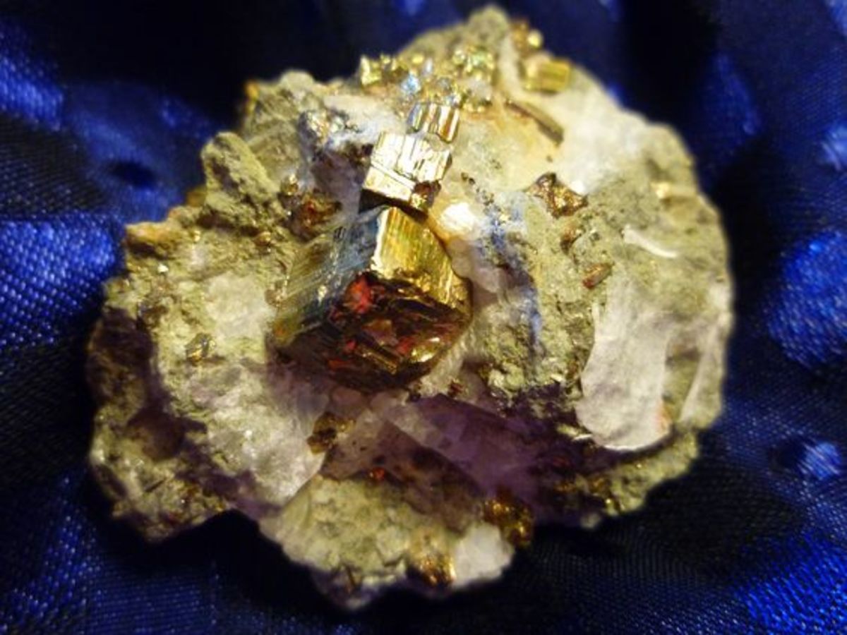 FeS2 also called Pyrite or Fool's Gold