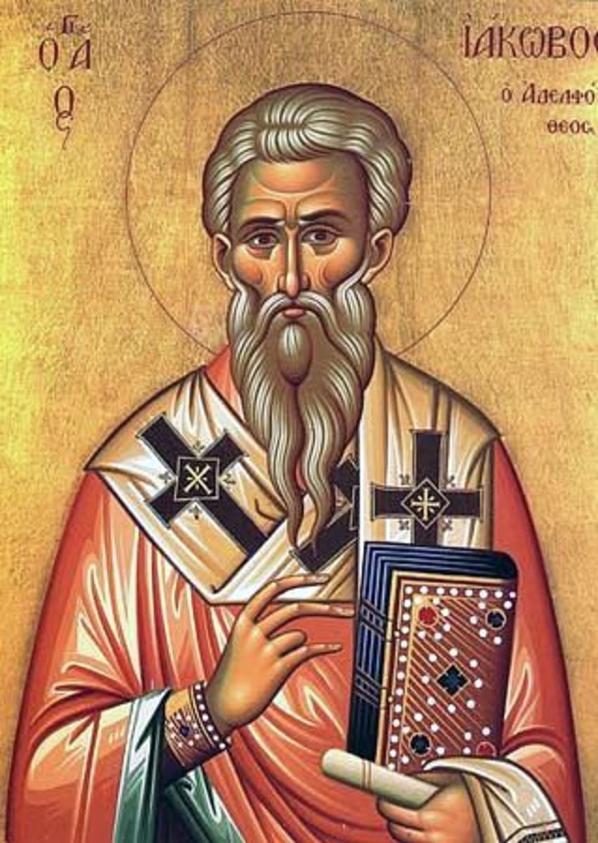 "Saint James the Just" - Russian Orthodox Church Icon