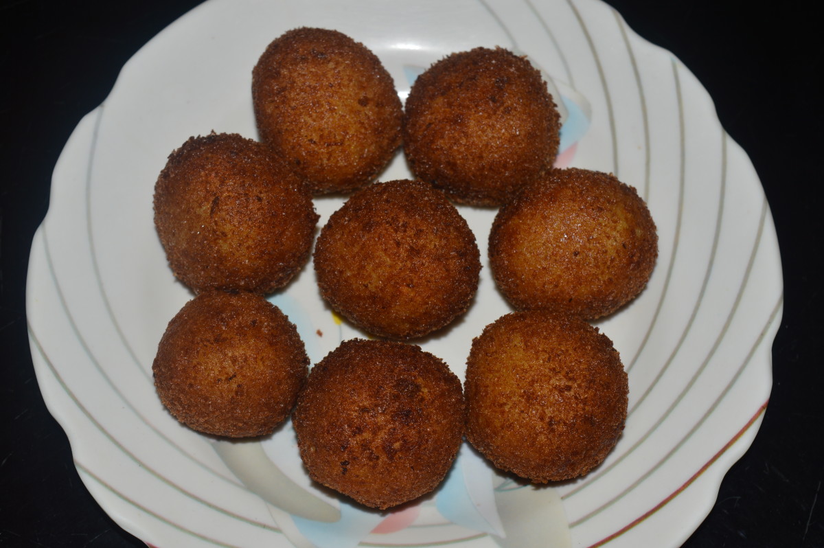 Step two: Deep-fry these balls in medium hot oil until they become golden brown on all sides. Serve them hot with tomato sauce. Enjoy the taste! 