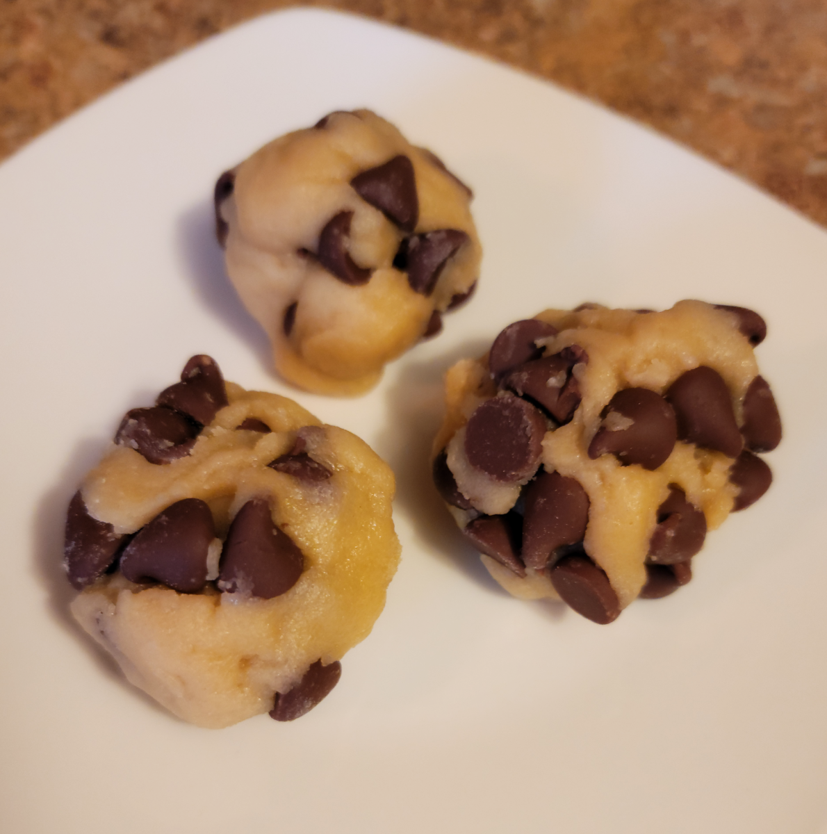 Eggless Chocolate Chip Cookie Dough Bites Recipe