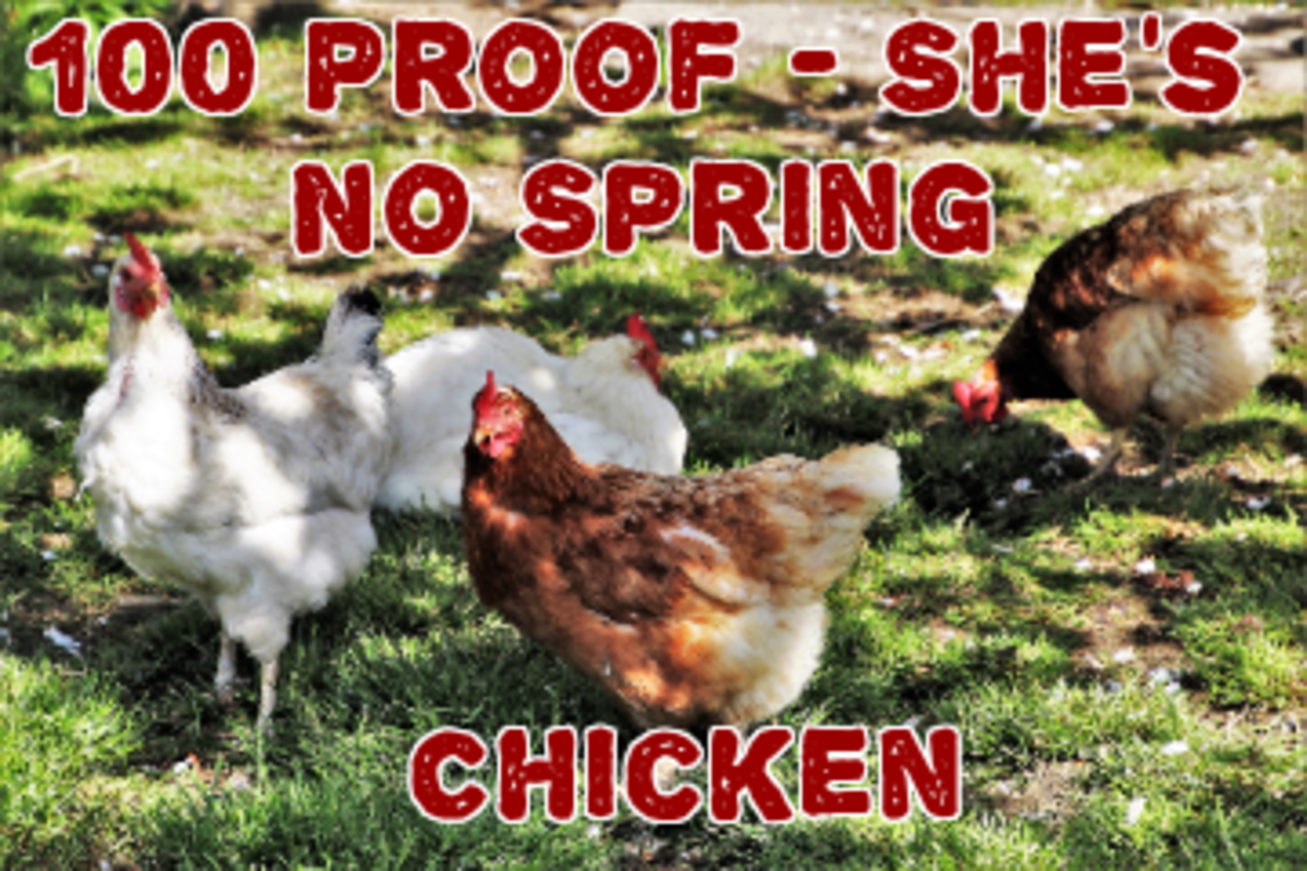 Poem: 100 Proof - She's No Spring Chicken