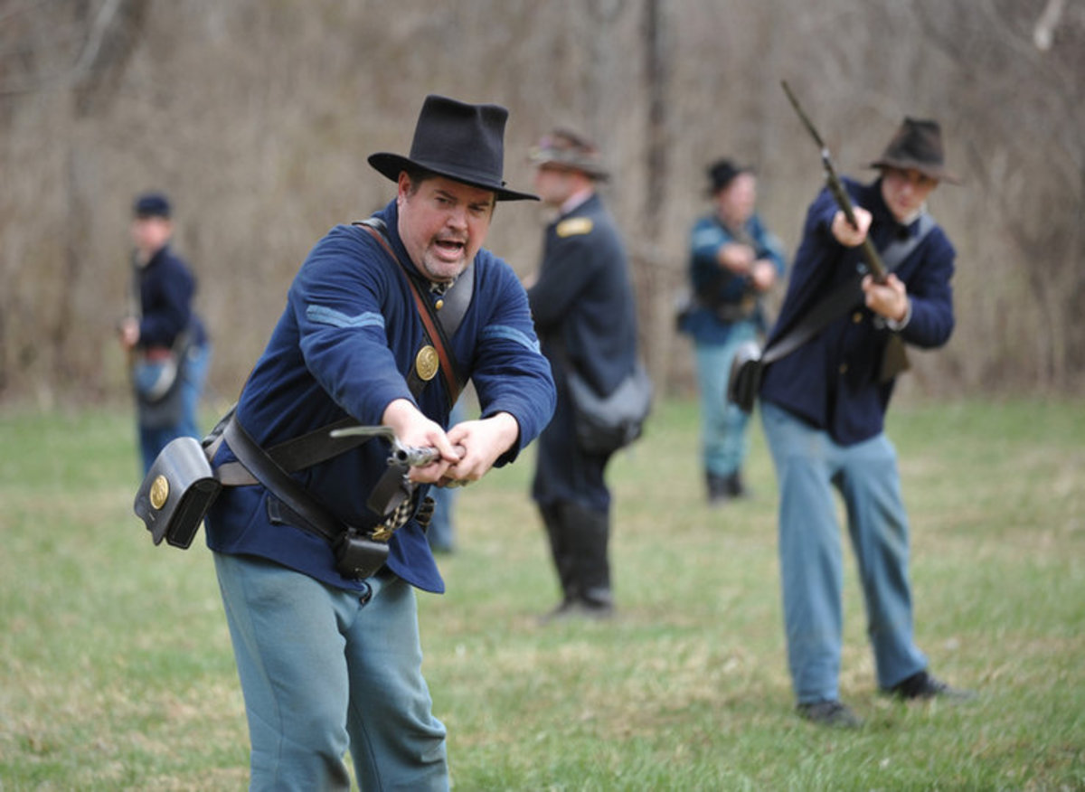 American Civil War Life: Union Infantryman – Drills 4: Bayonet Drill ...
