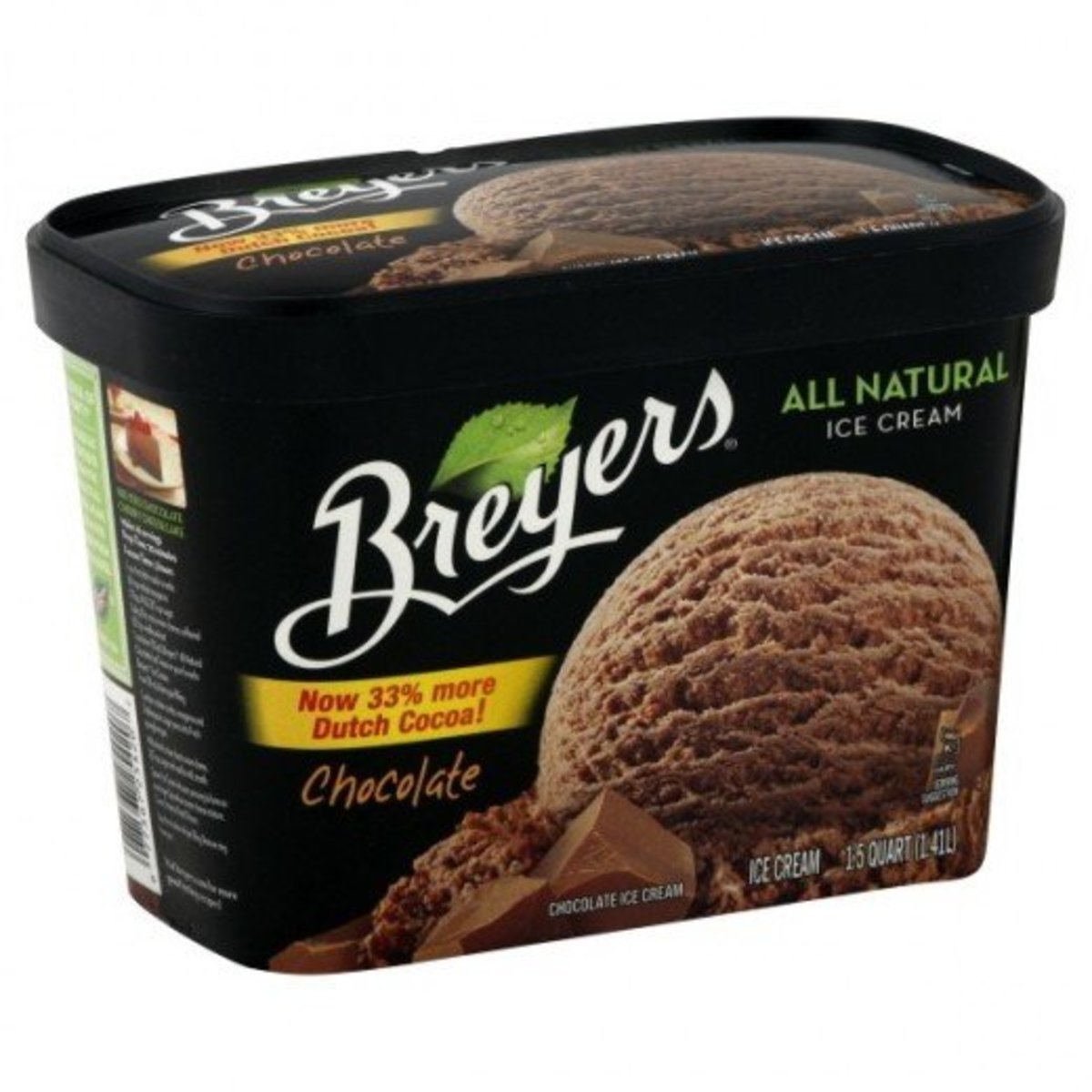 Aldi ice cream is terrible, but Harris Teeter All Natural Ice Cream is remarkably similar to Breyers, including the 5 or 6-item ingredient list.