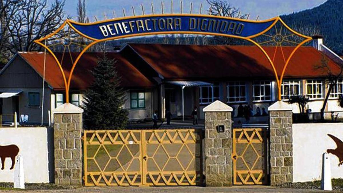 Colonia Dignidad entrance.