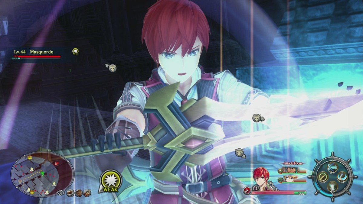 Adol performing an EXTRA Skill