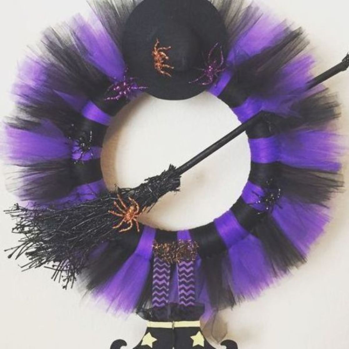 Purple and black witch