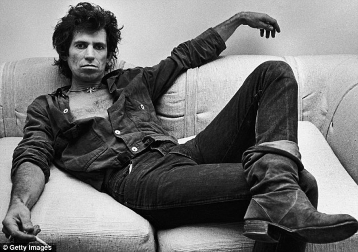 Keith Richards, co-founder of Rolling Stones.