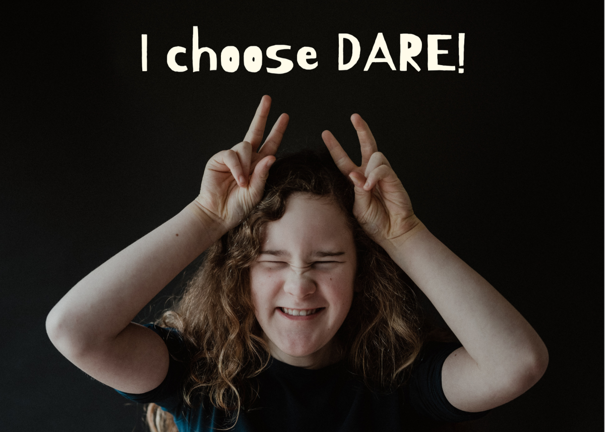 If you dare to choose "dare," be ready for some tricky challenges and lots of silliness!
