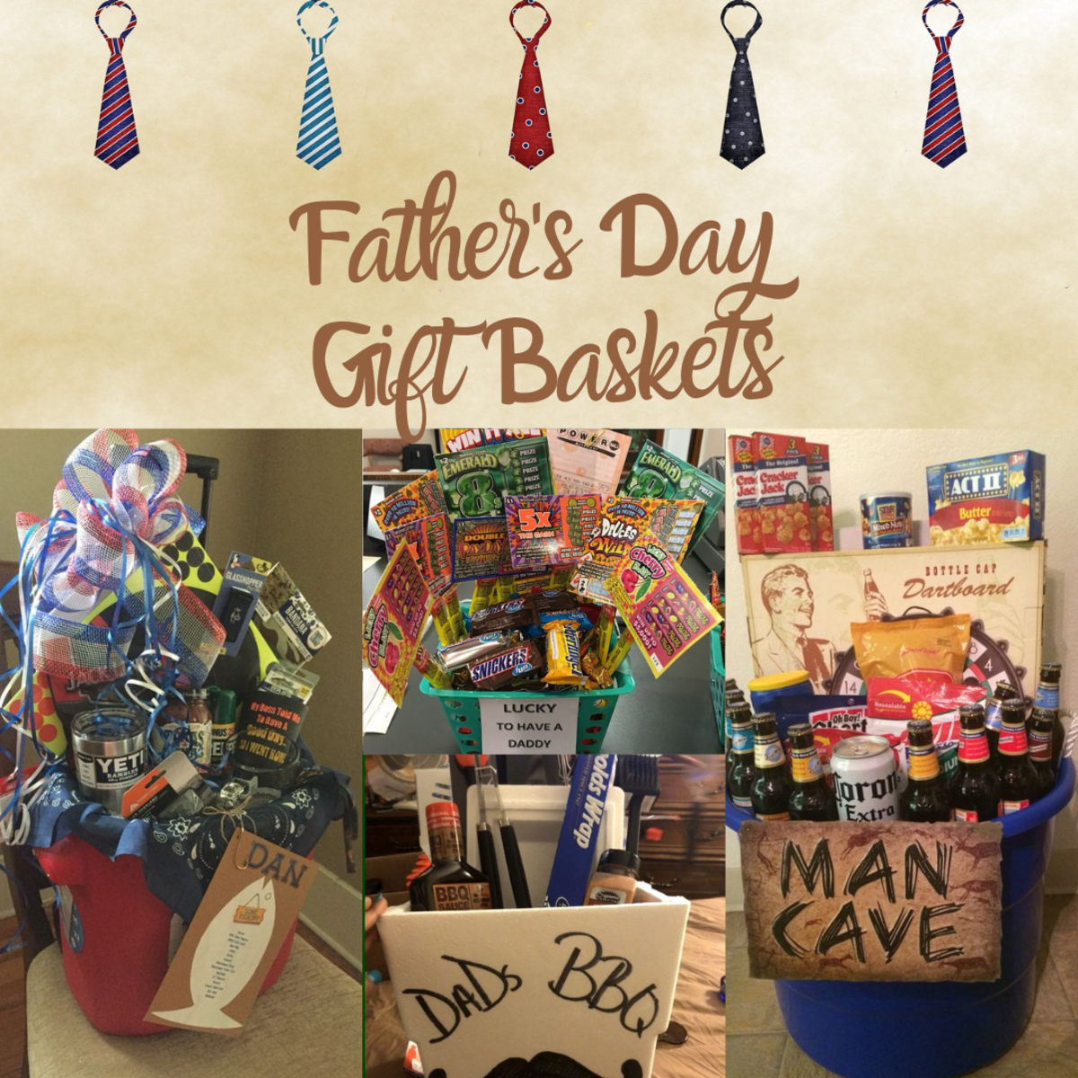 30+ Diy Fathers Day Gift Basket Ideas That Are Full Of Love - Hubpages