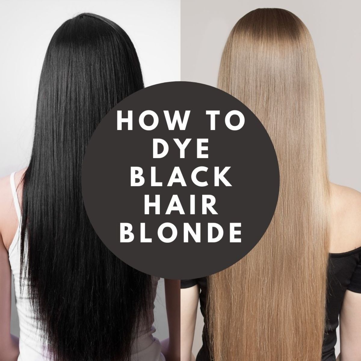 How to Dye Black Hair Blonde