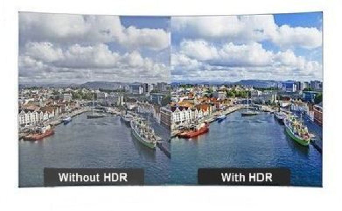With and Without HDR