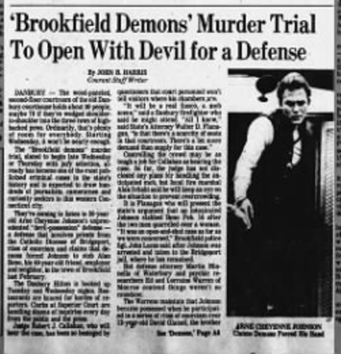 The Trial Of Arne Cheyenne Johnson The True Story Behind The   The Trial Of Arne Cheyenne Johnson The True Story Behind The Conjuring The Devil Made Me Do It 