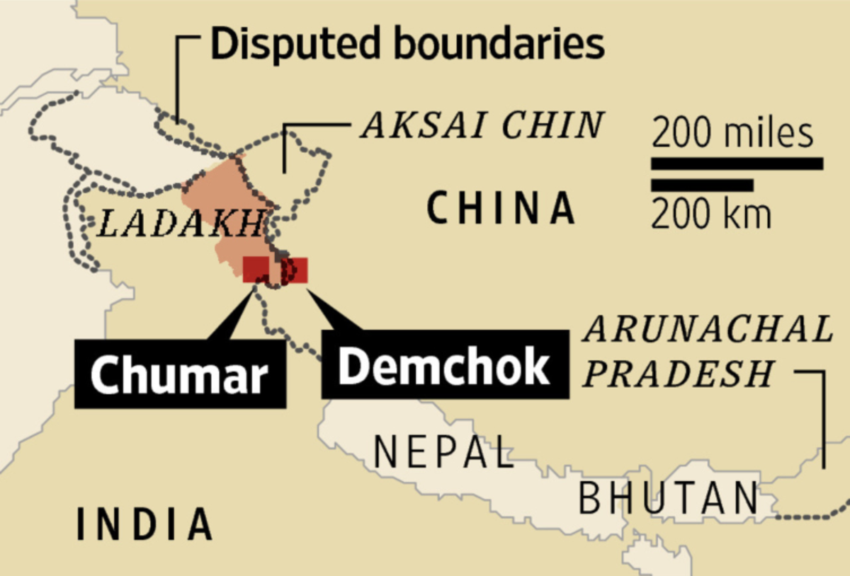 Disputed Regions - Aksai Chin and Arunachal Pradesh