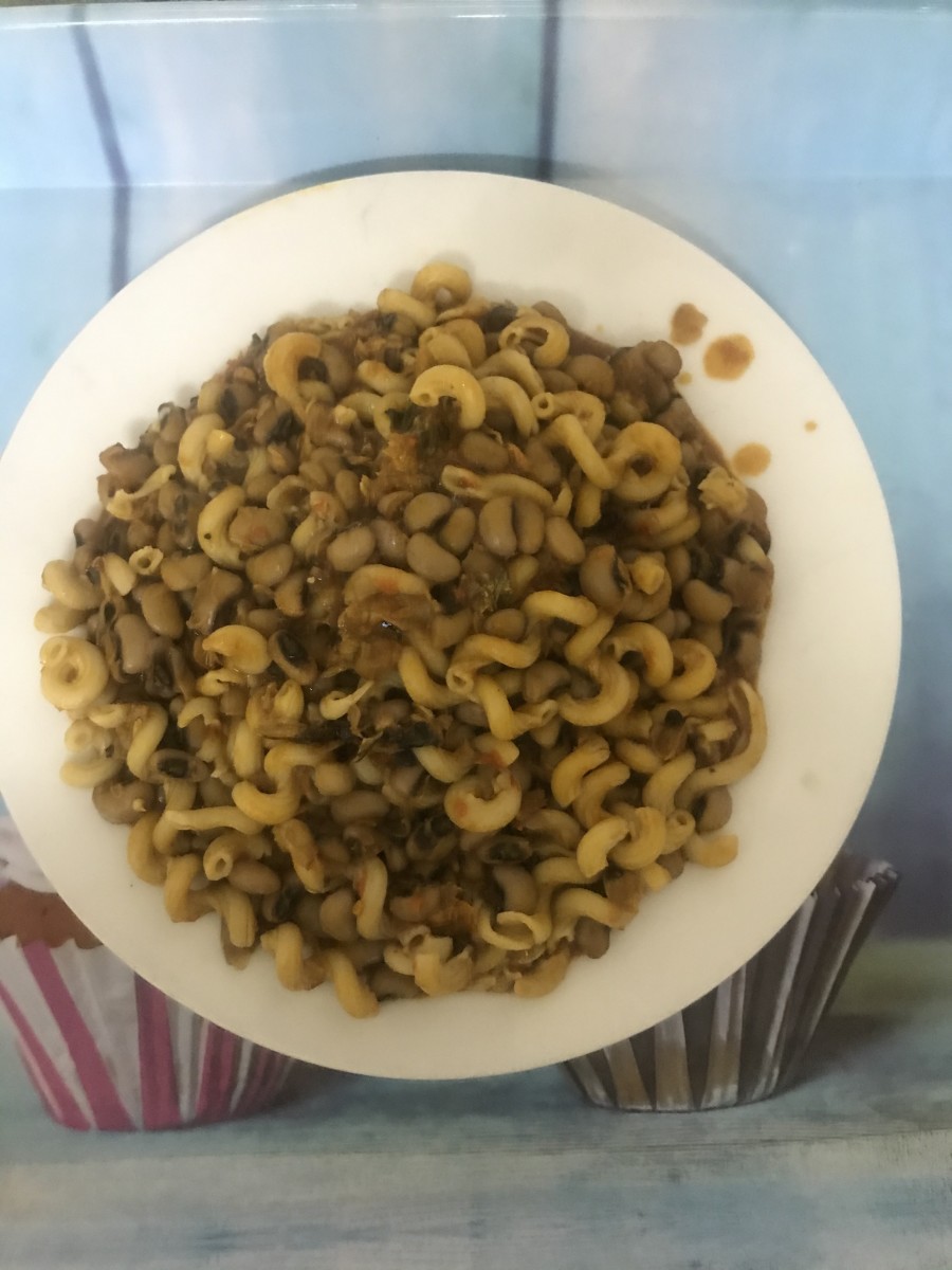 How to Cook Nigerian Macaroni and Beans Pottage