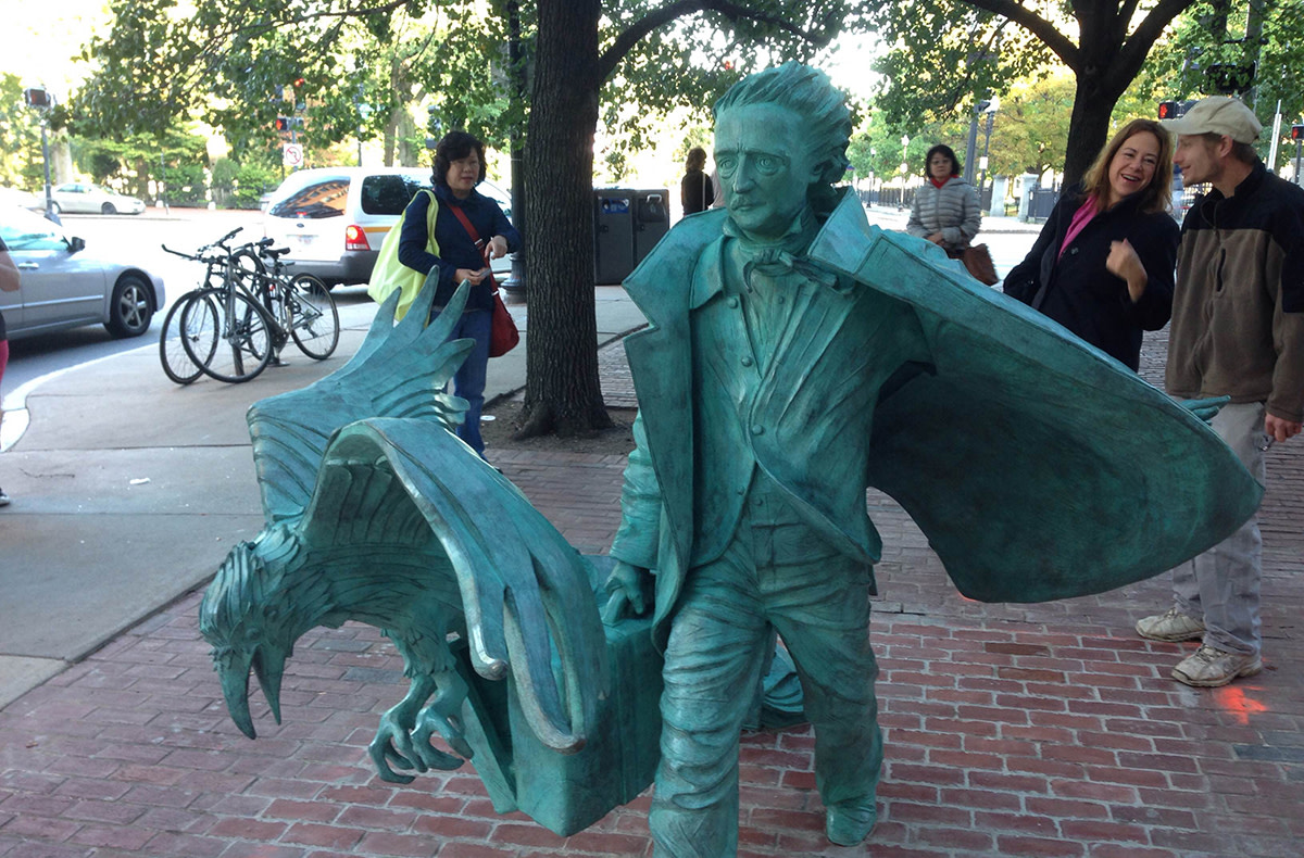 Statue of Edgar Allan Poe Boston Common