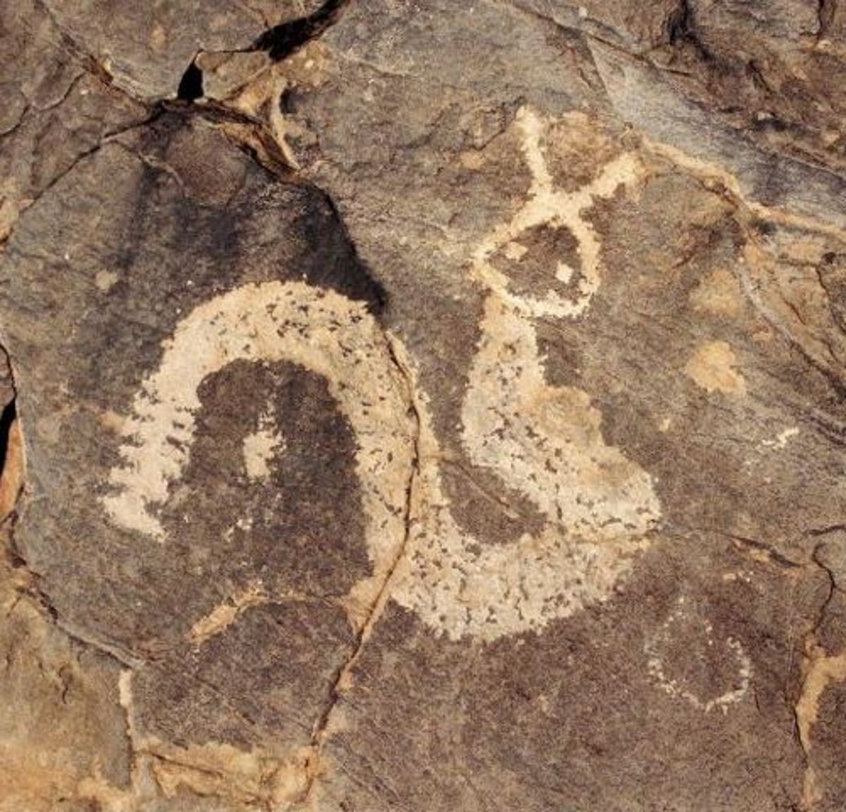 Snakerock in New Mexico, similar to all horned serpent images from many tribes.