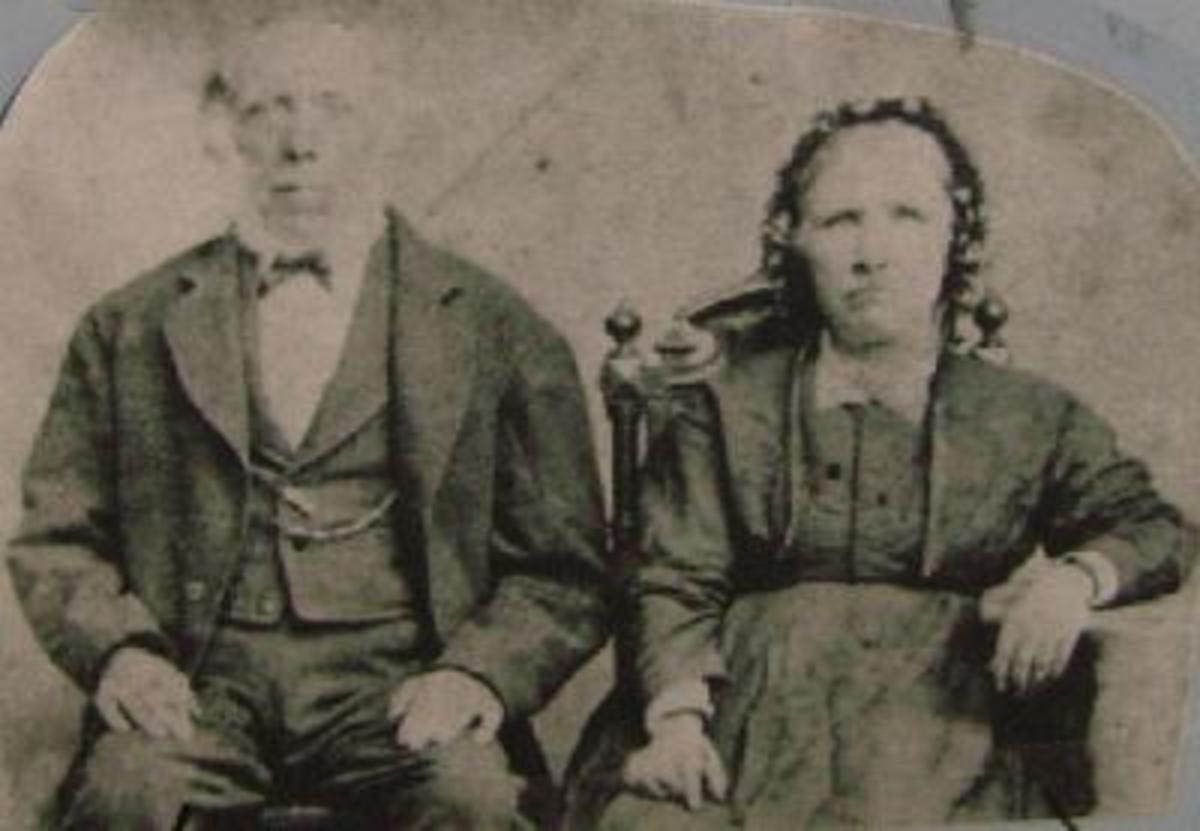 Daniel (1796-1887) and Bridget Trainor (1815-1884) O'Connor the couple from whom most attending the O'Connor-Trainor reunion are descended.