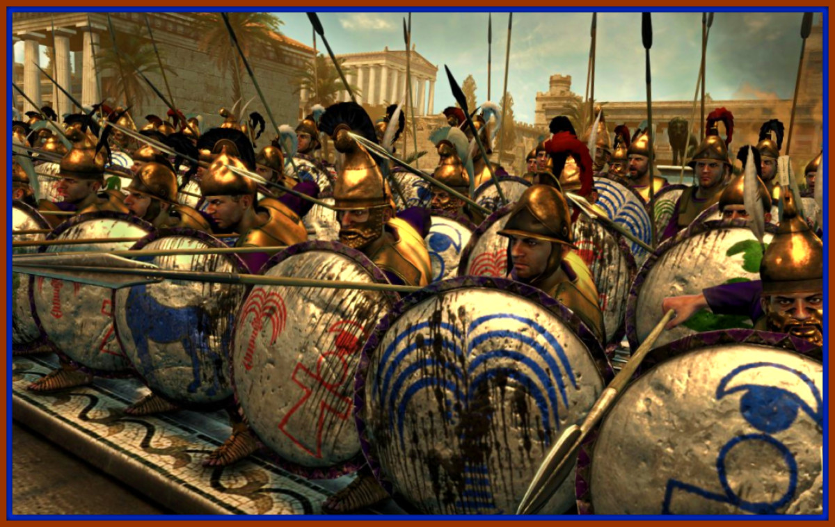 The Last of the Noble Army of Carthage Protects the Upper Temple Areas from the advancing Romans 