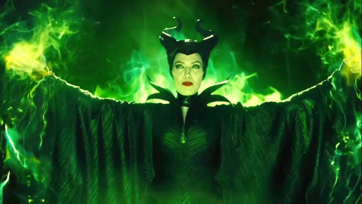 Maleficent says to that small baby that you are so pretty.But as you will turn 16, a needle will prick in your hand.