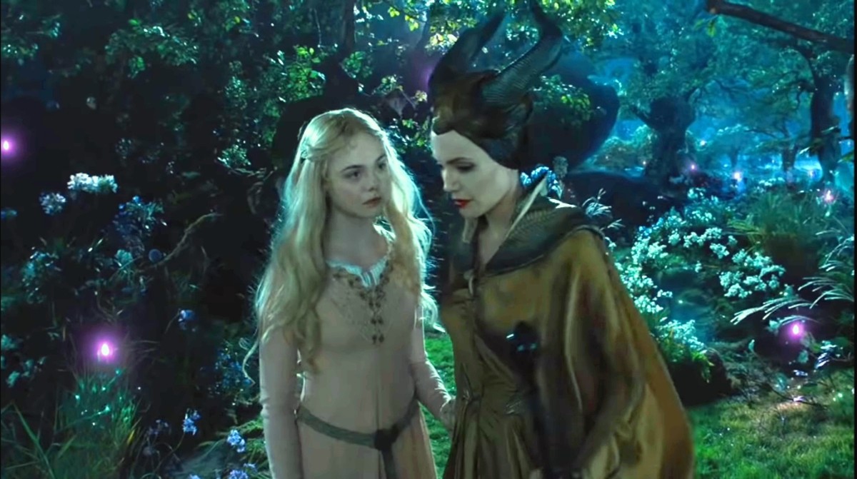 Princess Aurora asks Maleficent that where are your wings?