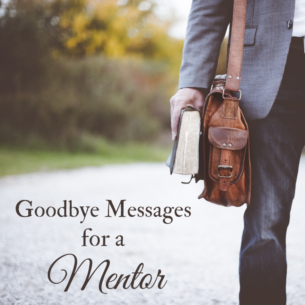 Farewell Message for a Teacher and Mentor